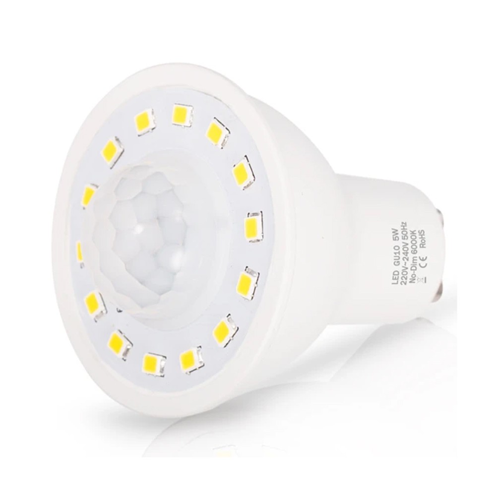 Marrath motion & light sensor GU10 LED bulb