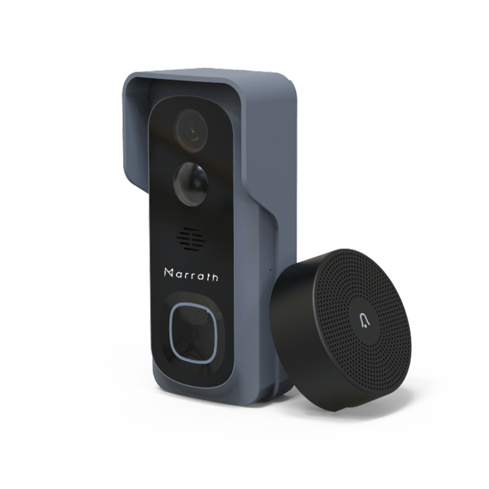 Marrath smart Wi-Fi HD video doorbell with  chime