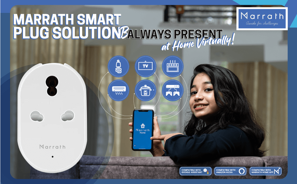 Marrath smart Wi-Fi 16A plug – India                  