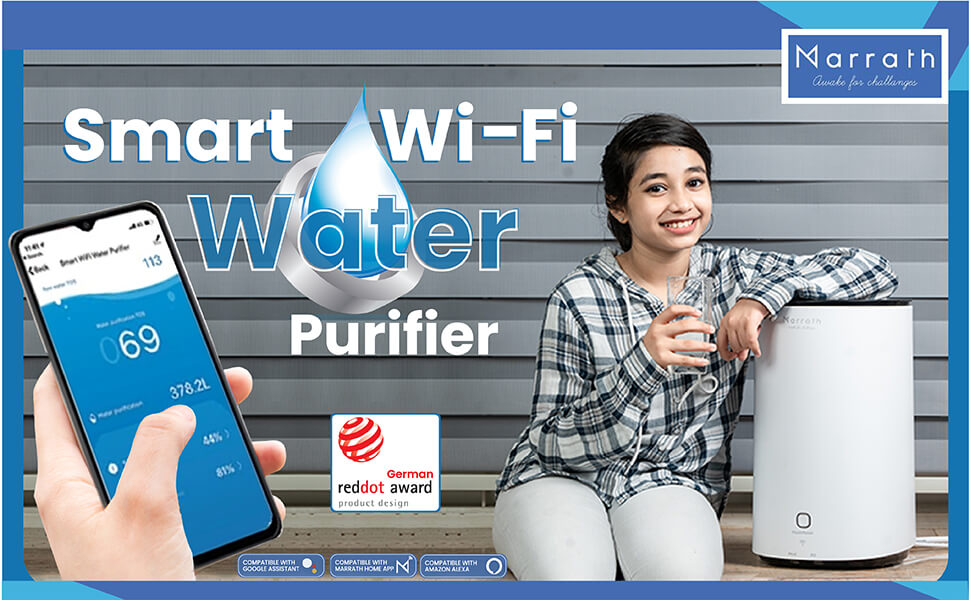 Marrath smart Wi-Fi RO reverse osmosis water purifier                  